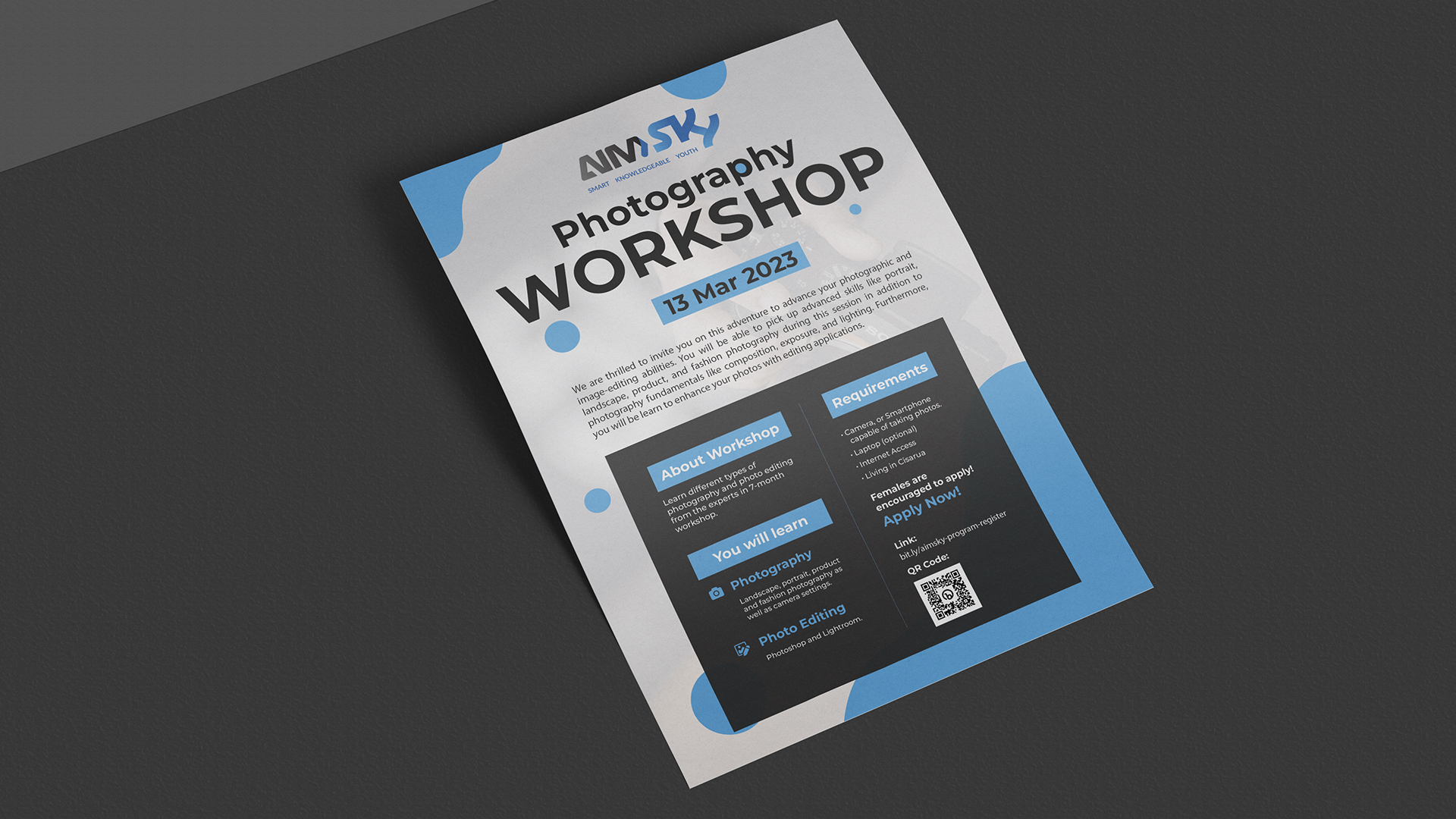AimSKY - Flyer Design Mockup